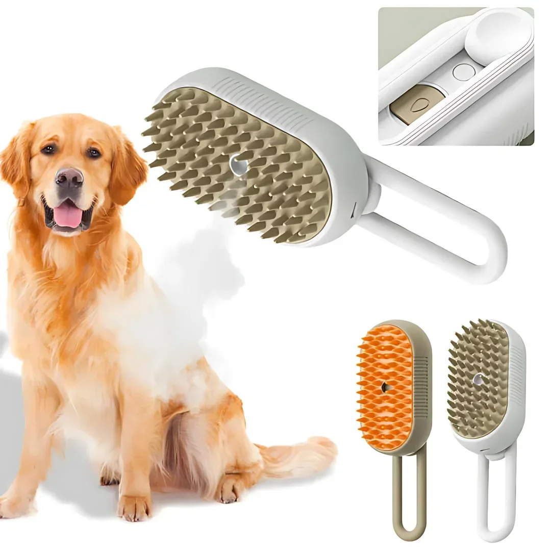 Cat & Dog Steamy Brush - La Spazzola a Vapore per una Cura Completa del Pelo - Widrop